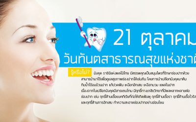 วันทันตสาธารณสุขแห่งชาติ 21ตุลาคม
